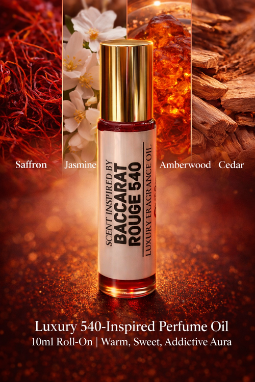 540 Luxury Perfume Oil Roll-On 10ml | Warm Sweet Long Lasting Unisex Fragrance