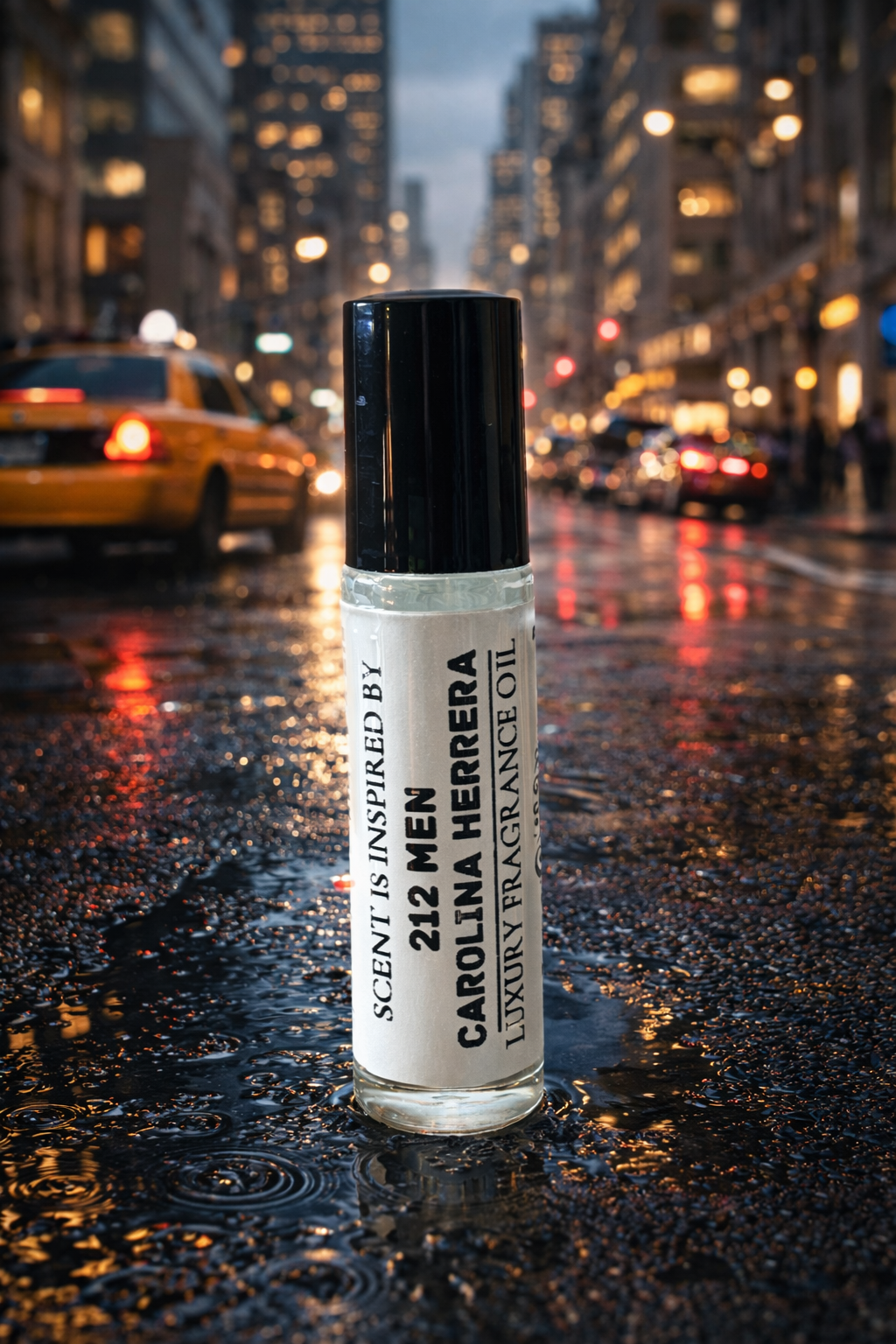 212 Men Carolina Herrera Type – Fresh Green Aromatic Perfume Oil For Him – 10ml