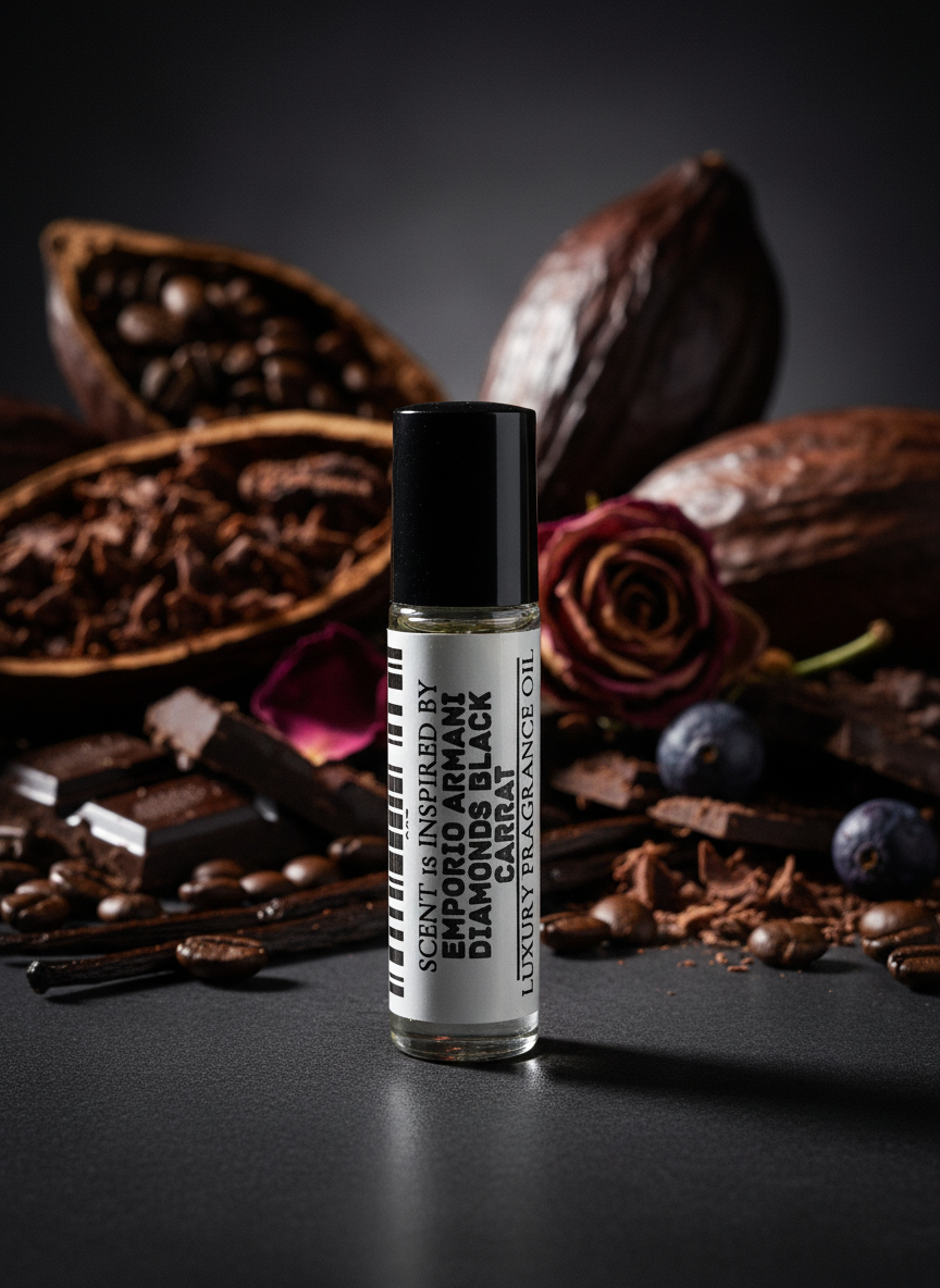 Emporio Armani Diamonds Black Carat Type – Luxury Perfume Oil – Dark, Seductive, and Brilliantly Modern