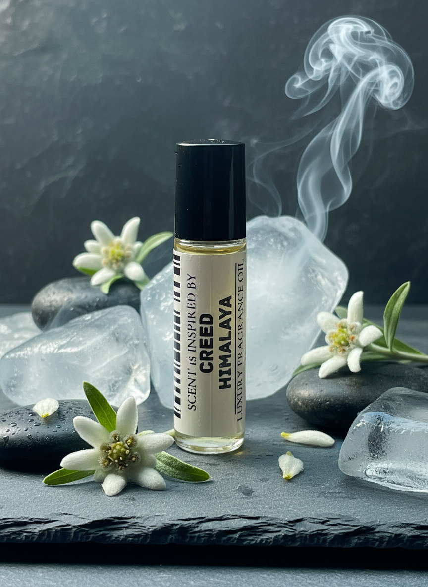 Creed Himalaya Type – Luxury Perfume Oil – Crisp, Metallic, and Mountain-Fresh Masculinity