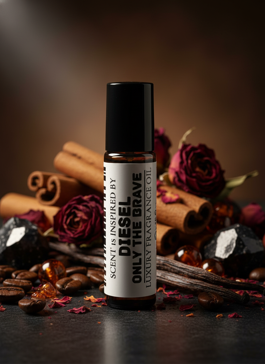 Diesel Only The Brave Type – Luxury Perfume Oil – Strong, Modern, and Boldly Masculine