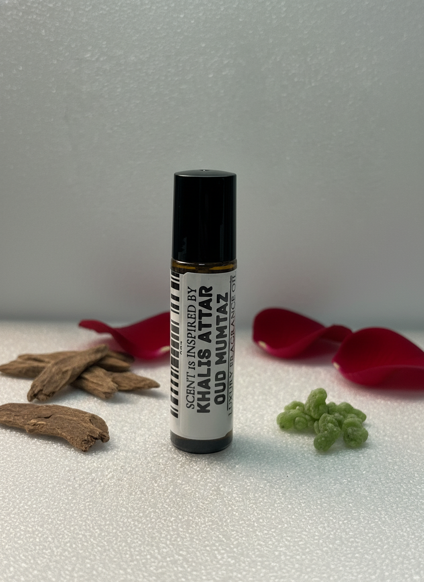 Khalis Attar Oud Mumtaz Type – Luxury Perfume Oil – Deep, Exotic, and Royally Intense