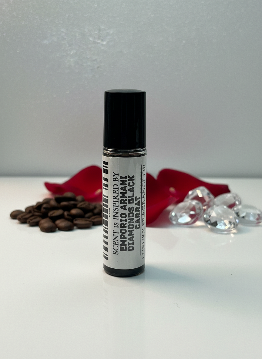 Emporio Armani Diamonds Black Carat Type – Luxury Perfume Oil – Dark, Seductive, and Brilliantly Modern