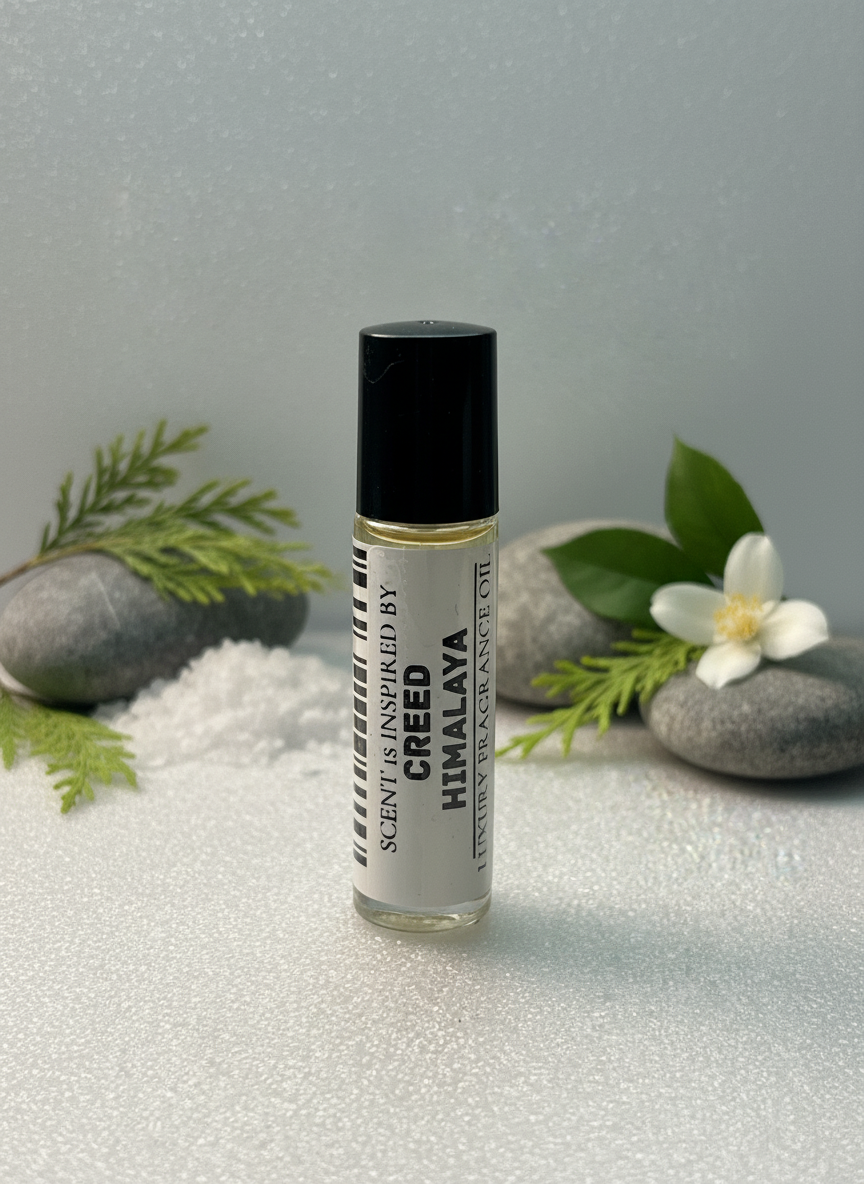 Creed Himalaya Type – Luxury Perfume Oil – Crisp, Metallic, and Mountain-Fresh Masculinity