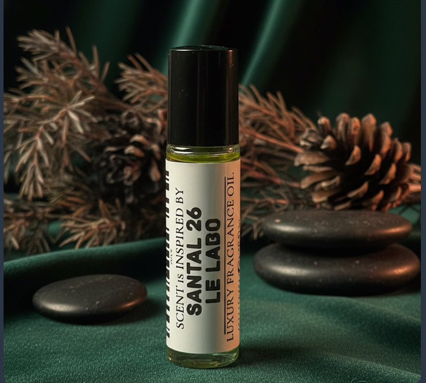 Santal 26 Type – Luxury Perfume Oil – Smoky, Warm, and Comfortably Sophisticated