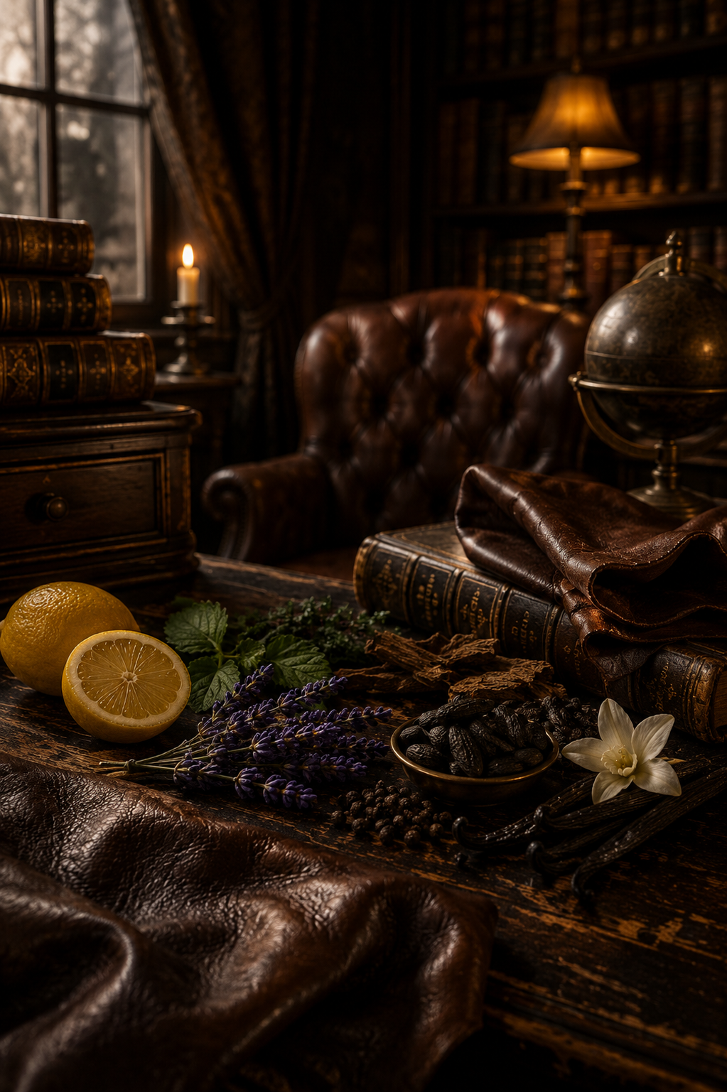 The Archivist Leather & Patchouli Perfume Oil – 10 mL Roll-On