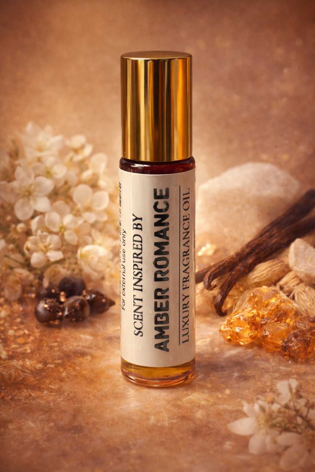 Amber Romance is a warm, sensual fragrance wood