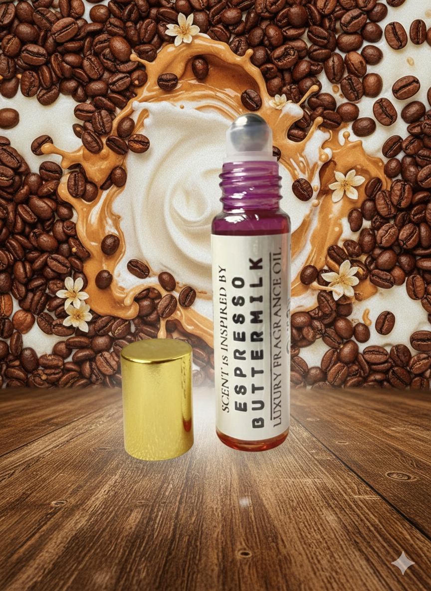 Espresso Buttermilk Perfume Oil - 10ml Tangy Midnight Crave gourmet