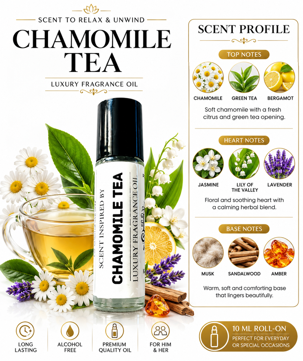 Chamomile Tea Luxury Fragrance Oil Roll-On