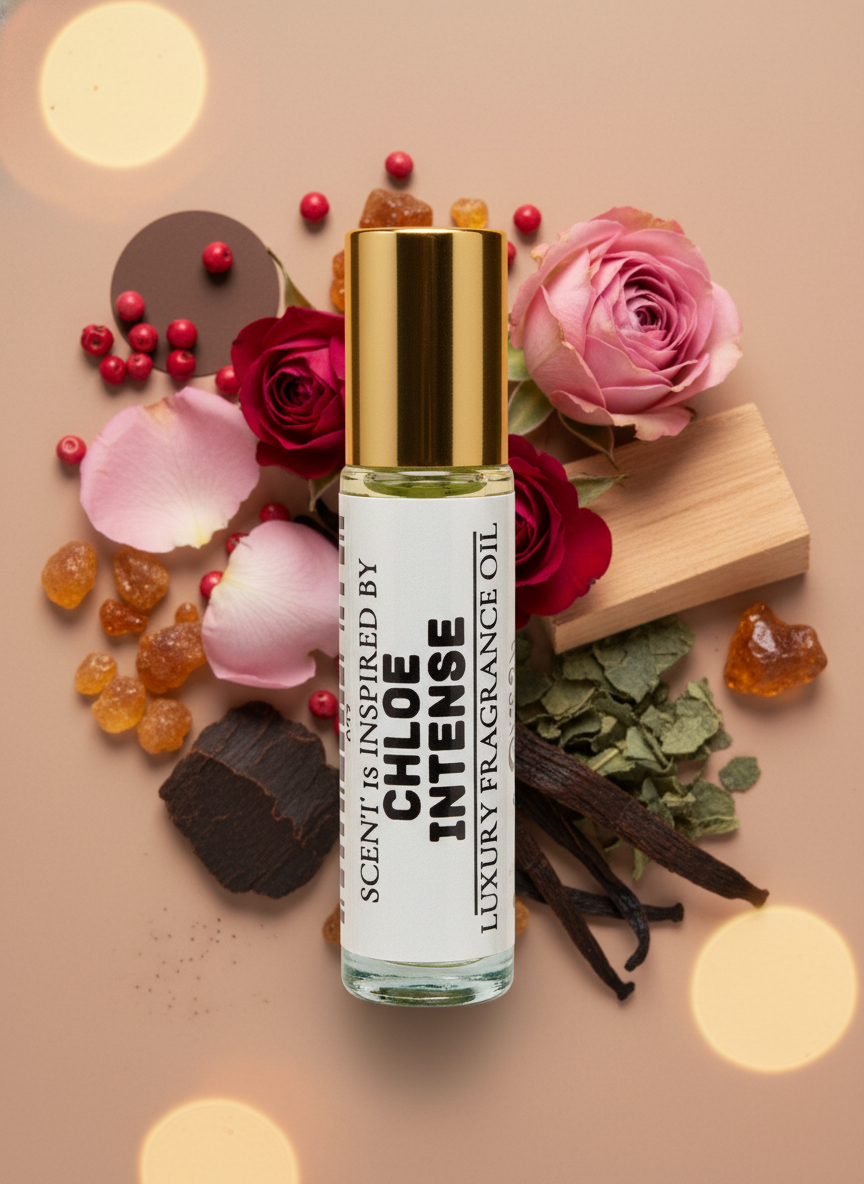 CHLOE INTENSE type Intense Velvet Rose & Resinous Woods Luxury Oil