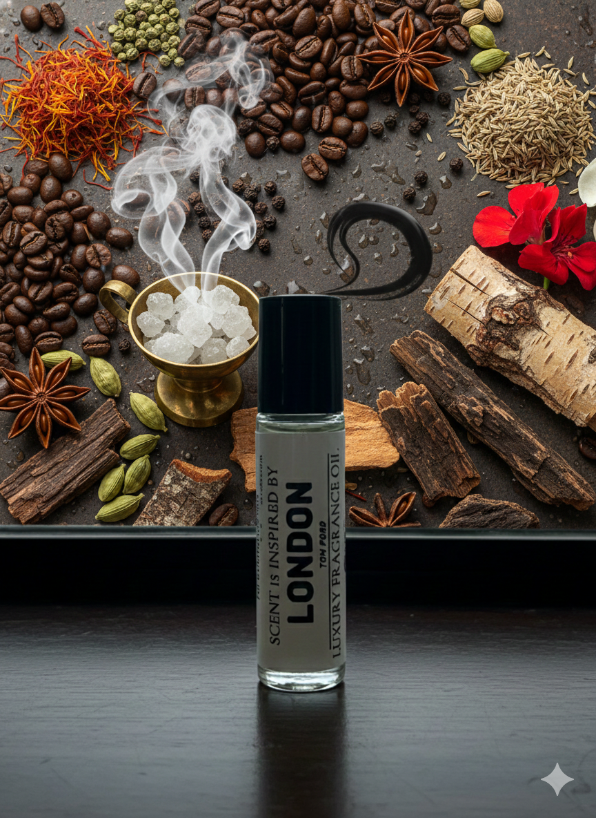 London Tom Ford Type – Woody Spicy Perfume Oil Unisex – 10ml Roll-On