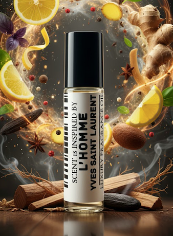 L’Homme Type – Luxury Perfume Oil – Warm, Woody, and Smoothly Sophisticated