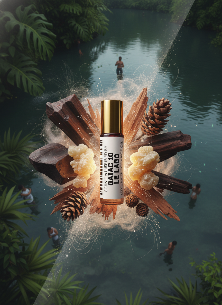 GAIAC 10 Type – Luxury Perfume Oil – Minimalist Woody Incense – Unisex – 10ml Roll-On
