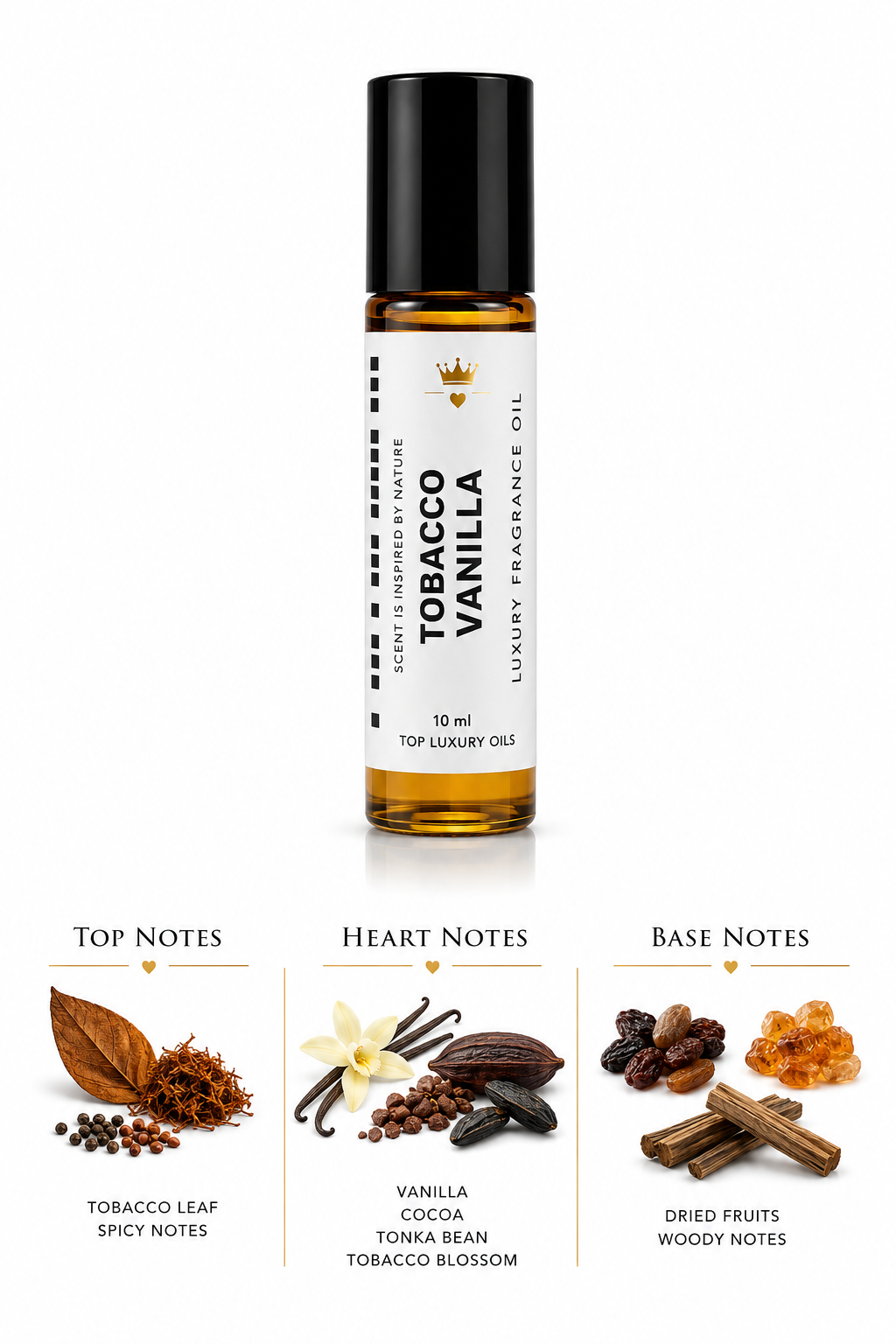 Tobacco Vanilla PERFUME Oil – Warm, Spiced, and Sumptuously Addictive