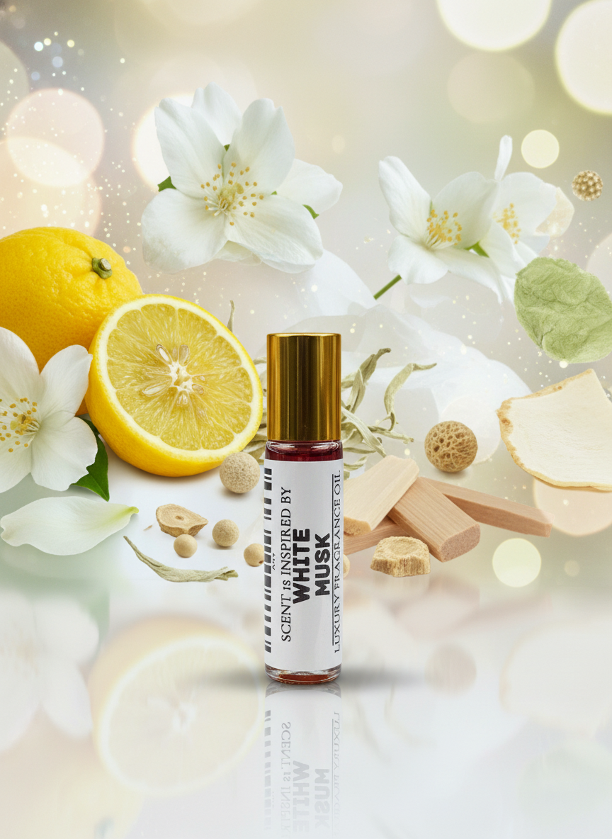 WHITE MUSK Pure Serenity & Soft Radiance Perfume Oil Unisex – Roll-On