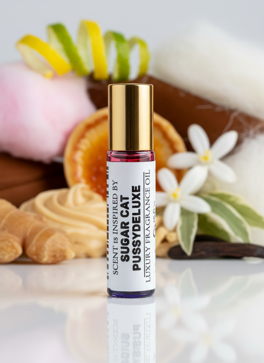 SUGAR CAT PUSSYDELUXE  Forbidden Sweetness Perfume Oil Unisex – Roll-On