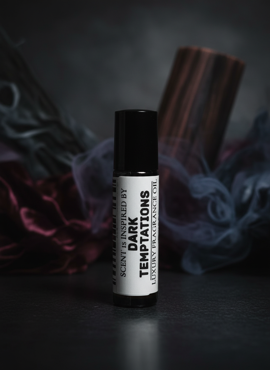 Dark Temptations – Luxury Perfume Oil – Sultry, Warm, and Intensely Alluring