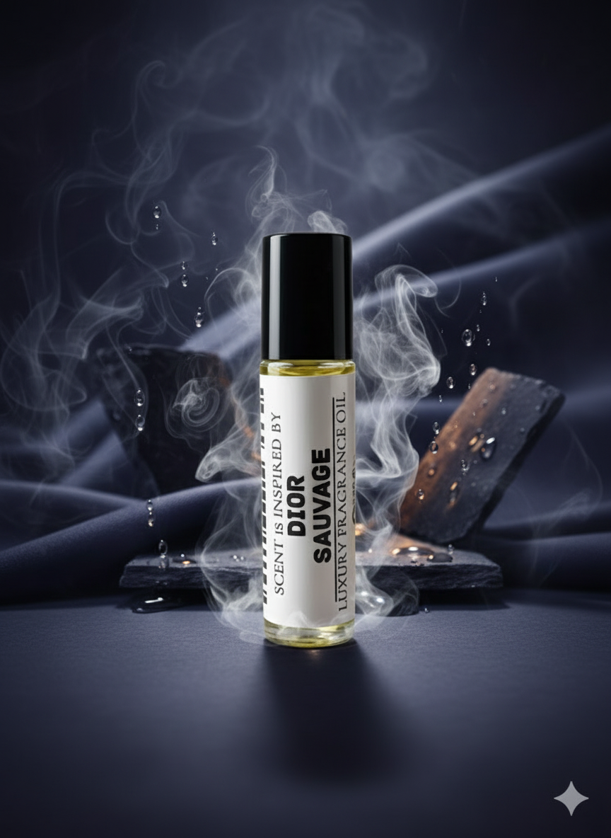 Dior Sauvage Type – Fresh Aromatic-Woody Perfume Oil For Him – 10ml Roll-On