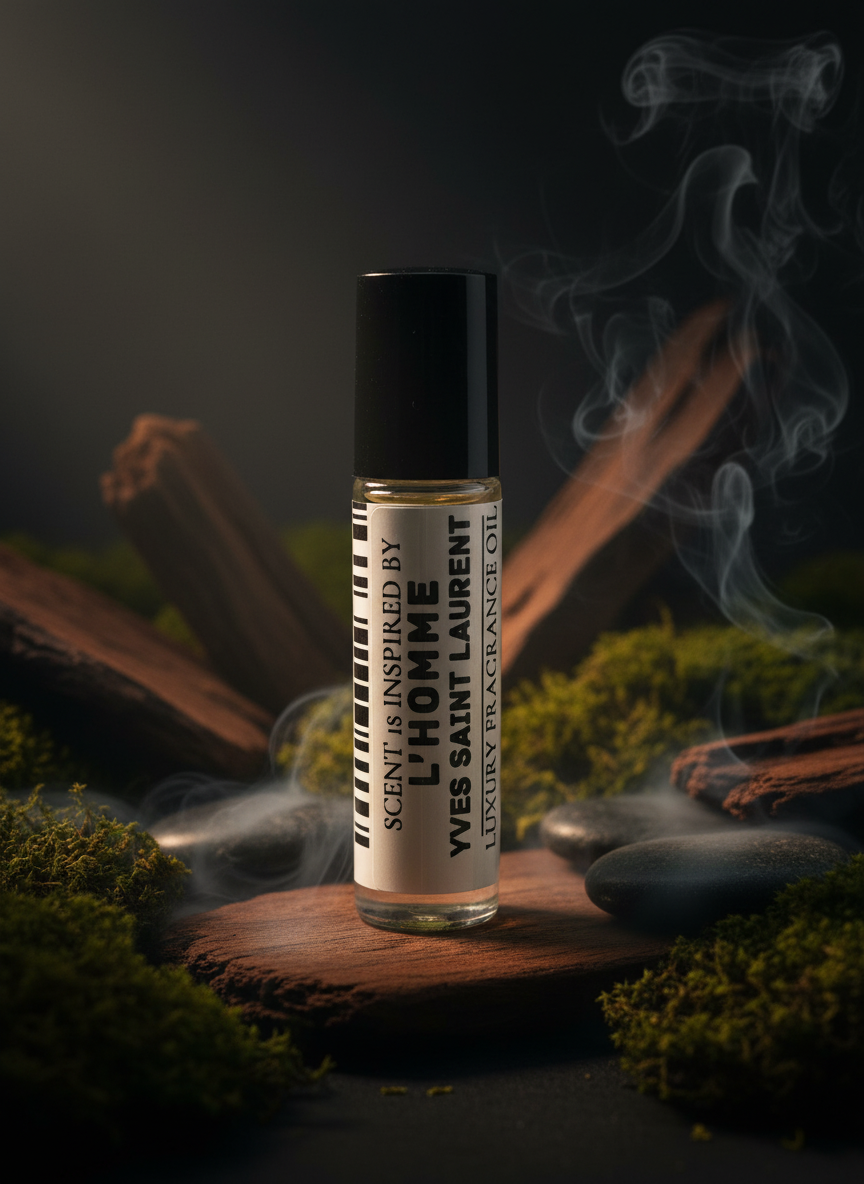 L’Homme Type – Luxury Perfume Oil – Warm, Woody, and Smoothly Sophisticated