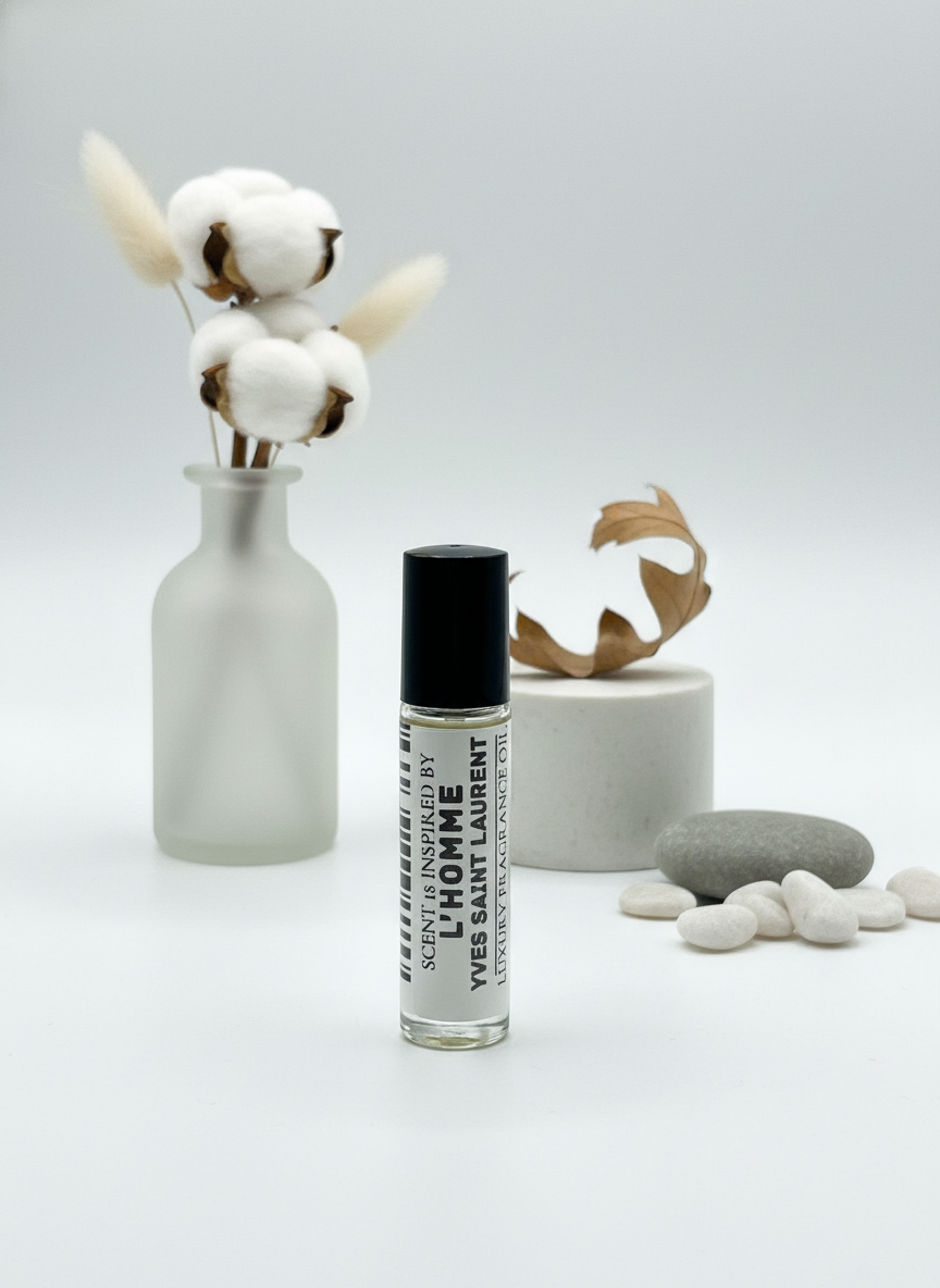 L’Homme Type – Luxury Perfume Oil – Warm, Woody, and Smoothly Sophisticated