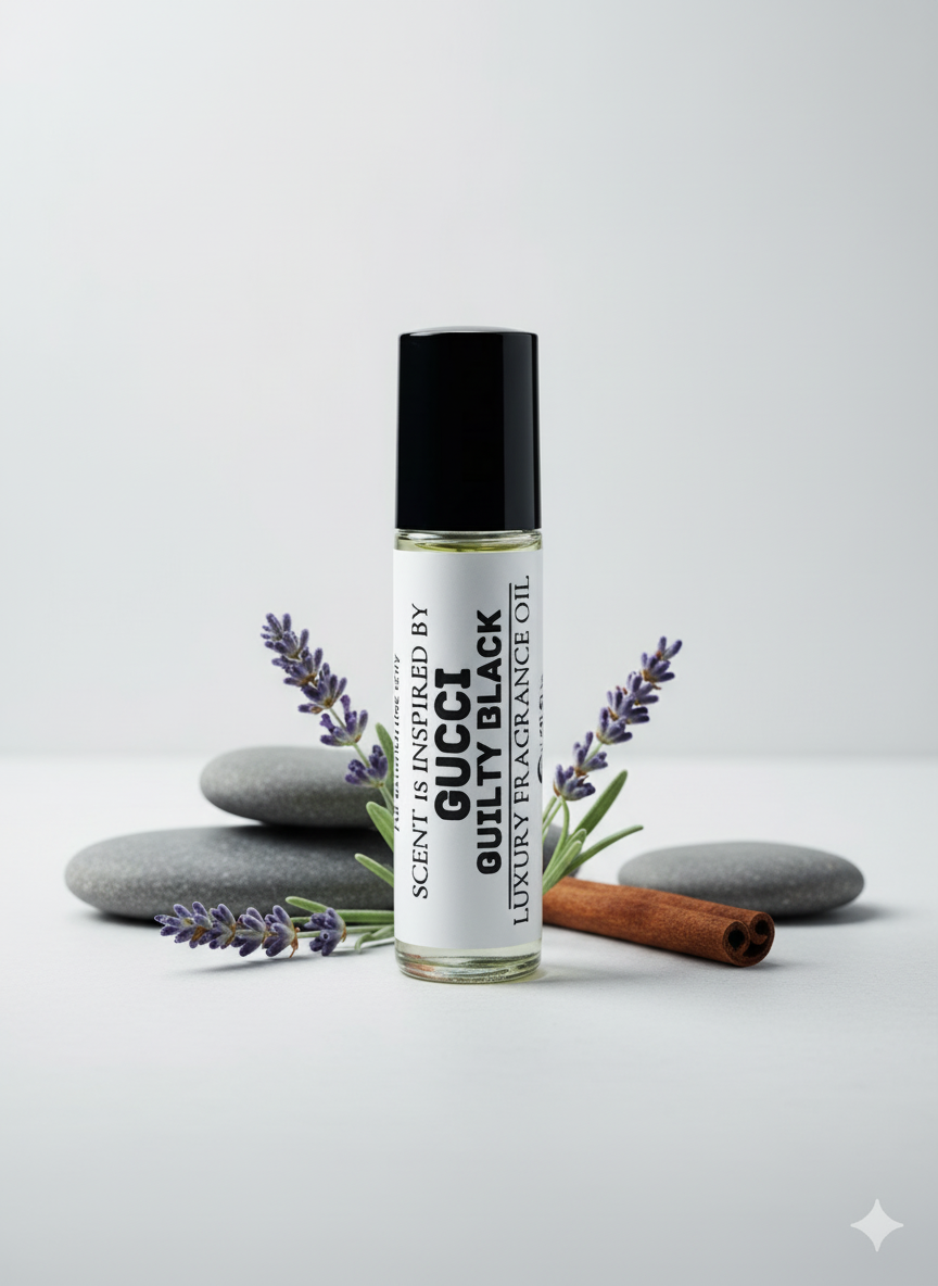 Gucci Guilty Black Type – Intense Fruity Floral Perfume Oil For Her – 10ml Roll