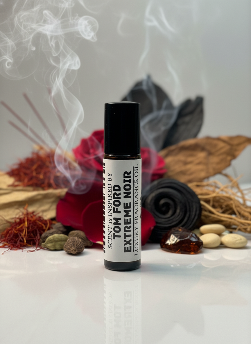Noir Extreme Type – Spicy Oriental Gourmand Perfume Oil For Him – 10ml Roll-On