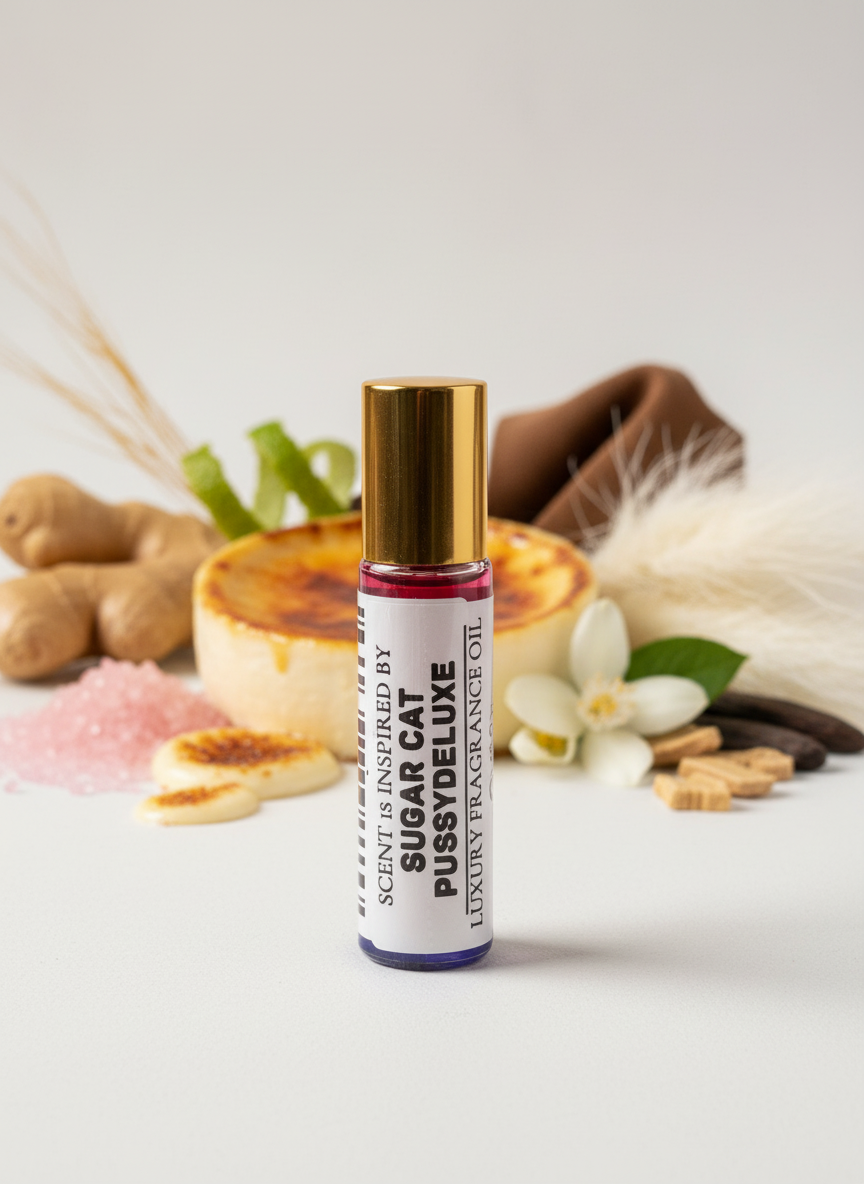 SUGAR CAT PUSSYDELUXE  Forbidden Sweetness Perfume Oil Unisex – Roll-On
