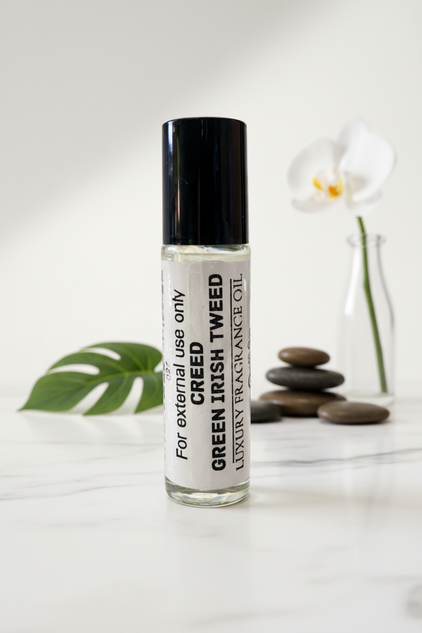 Green Irish Tweed Type – Fresh Green & Woody Perfume Oil For Him – 10ml