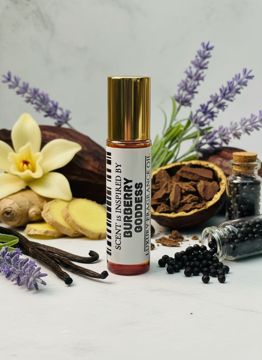 Burberry Goddess Type – sweet, Creamy, and Comfortably Elegant Perfume Oil For Her  10ml Roll-on