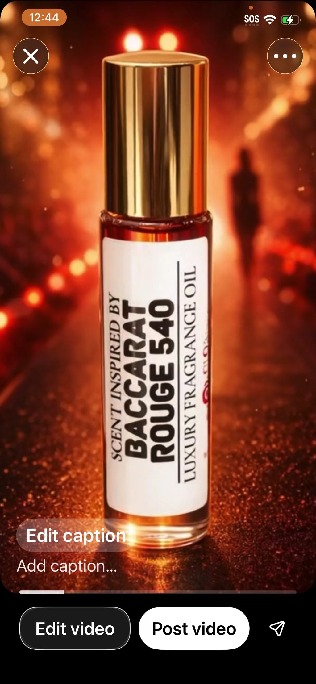 540 Luxury Perfume Oil Roll-On 10ml | Warm Sweet Long Lasting Unisex Fragrance