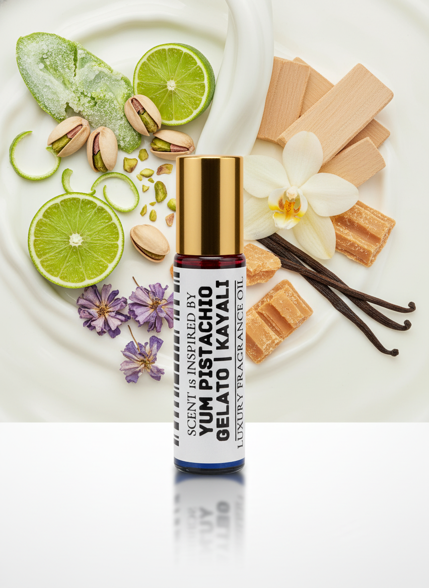 Velvet Pistachio & Vanilla Gourmand Perfume Oil Unisex – Roll-On