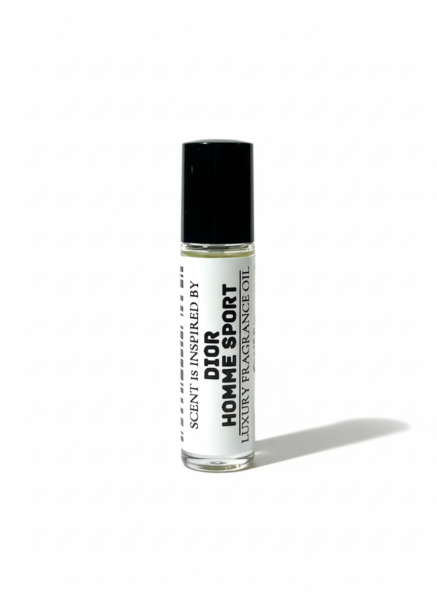 Dior Homme Sport Type – Fresh Citrus & Woody Spice Perfume Oil For Him – 10ml
