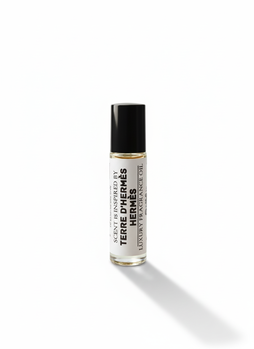 TERRE D'HERMÈS Type – Earthy Citrus Woods Perfume Oil For Him – 10ml Roll-On