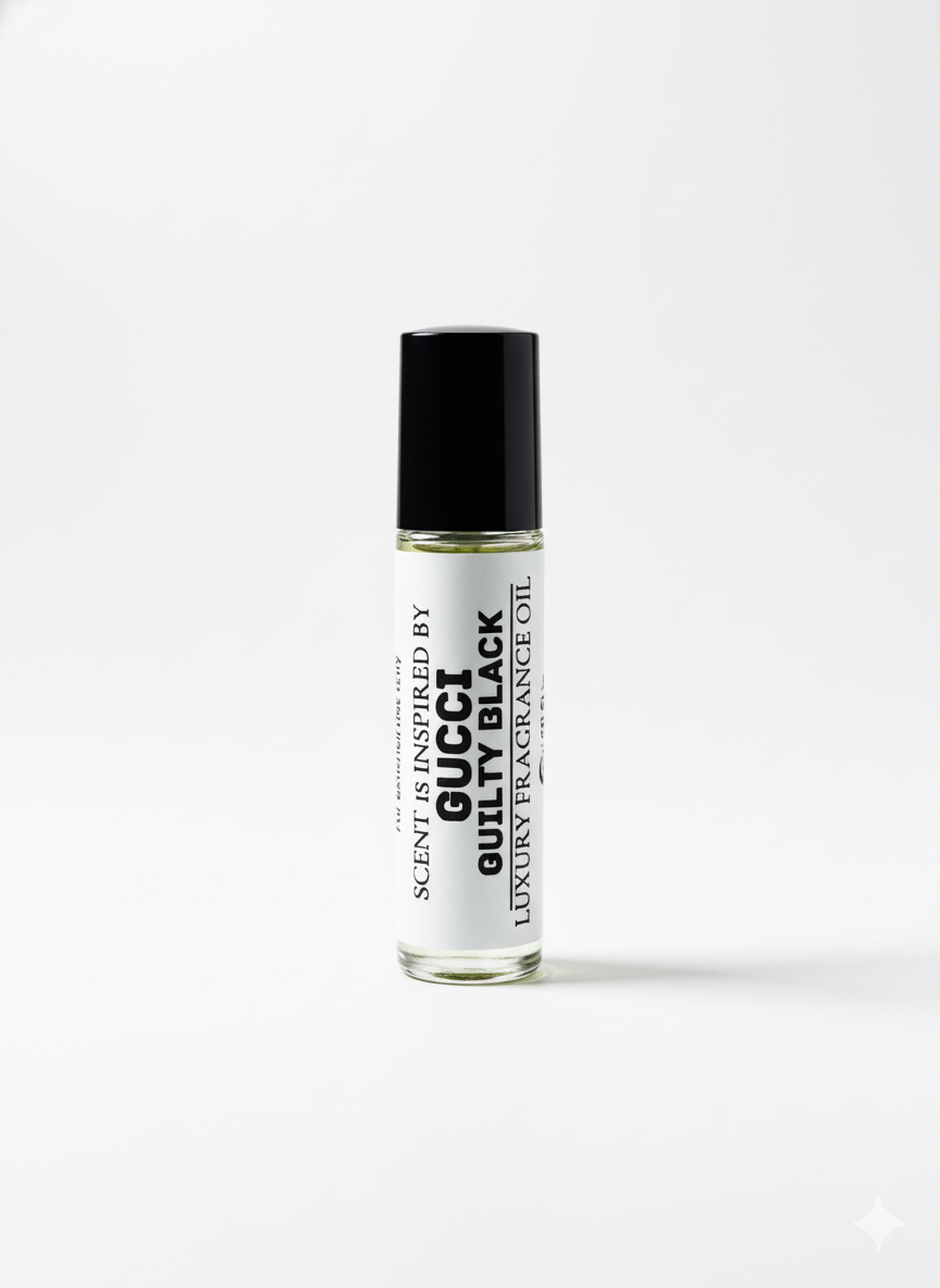 Gucci Guilty Black Type – Intense Fruity Floral Perfume Oil For Her – 10ml Roll