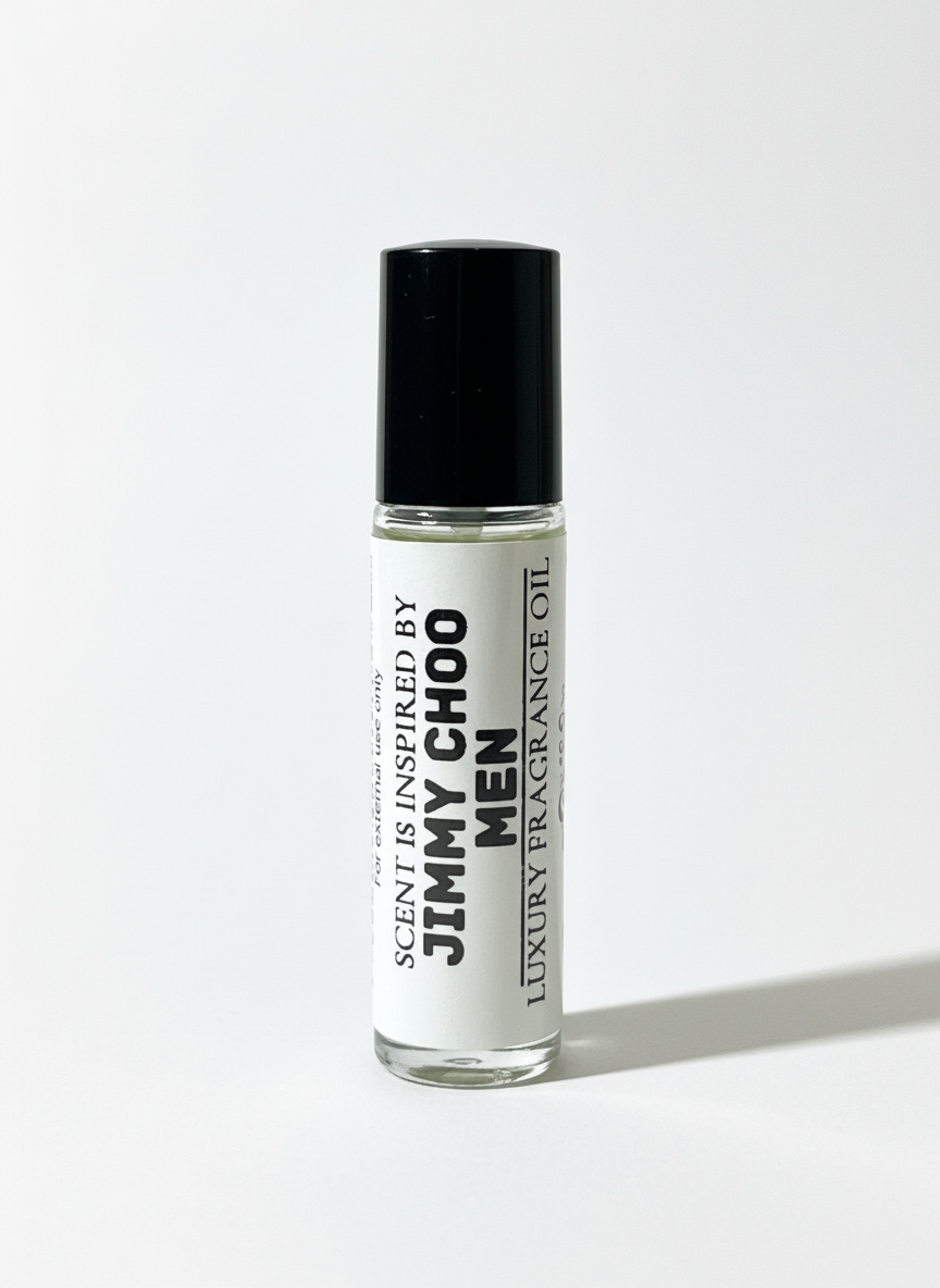 Jimmy Choo Man Type – Modern Aromatic-Woody Perfume Oil For Him – 10ml Roll-On