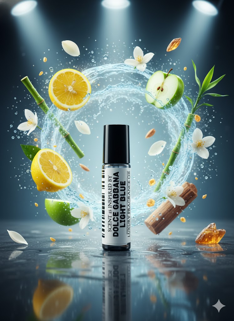 Dolce & Gabbana Light Blue Type – Luxury Perfume Oil – Bright, Fresh, and Effortlessly Elegant