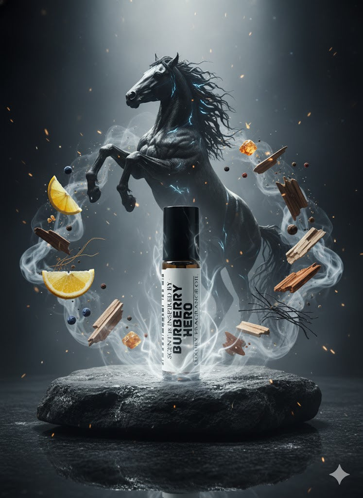 Burberry Hero Type – Luxury Perfume Oil – Woody, Modern, and Quietly Powerful