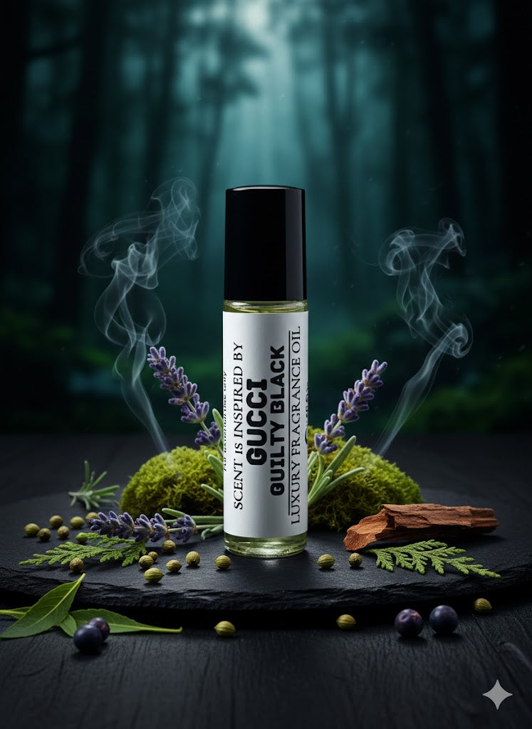 Gucci Guilty Black Type – Intense Fruity Floral Perfume Oil For Her – 10ml Roll