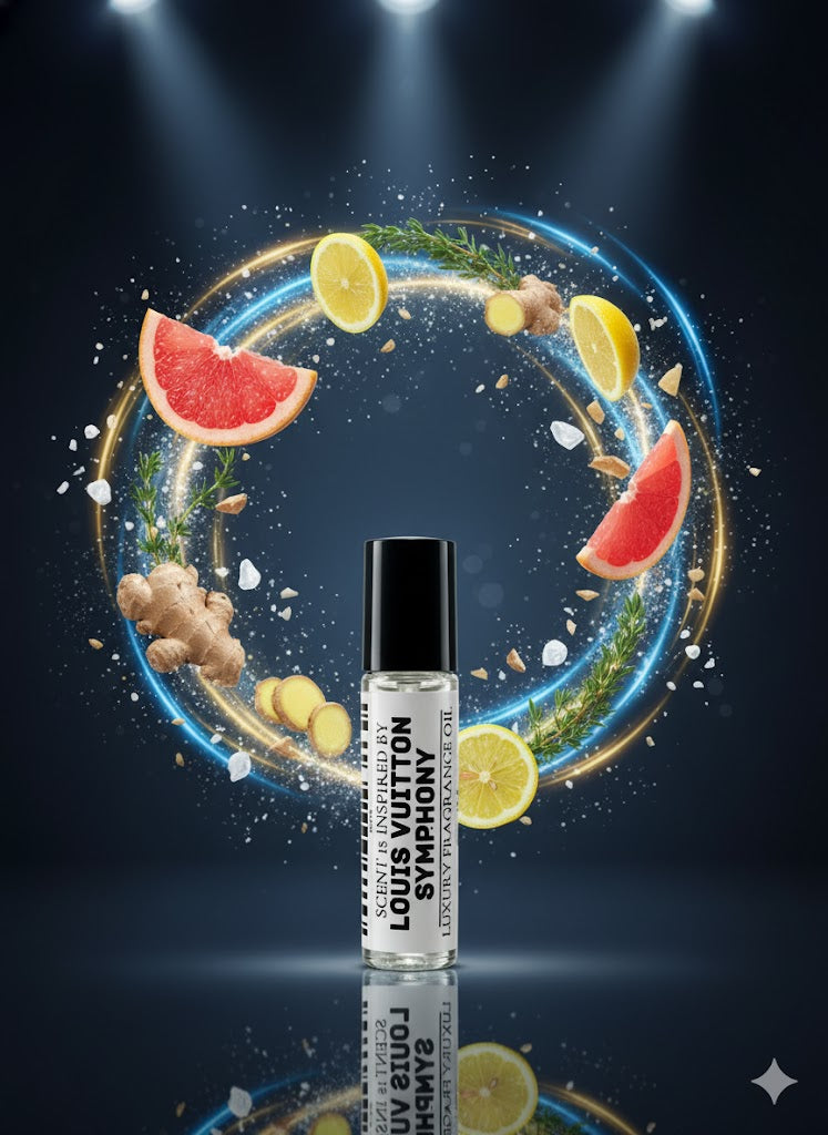 Louis Vuitton Symphony Type – Luxury Perfume Oil – Bright, Modern, and Vibrantly Addictive