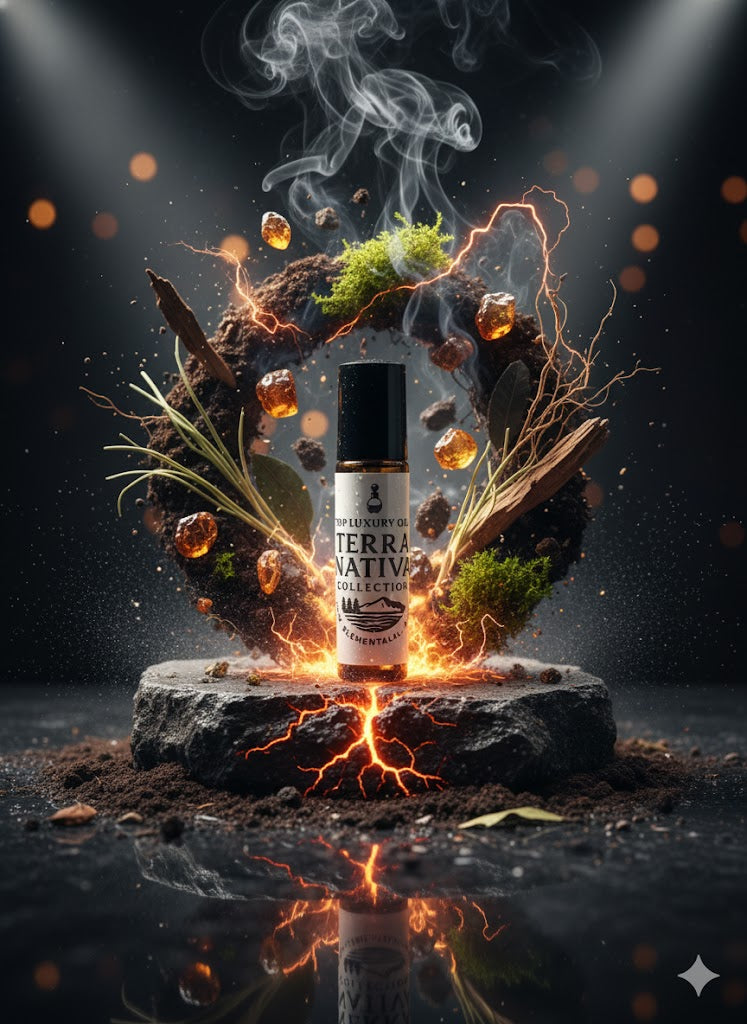 Terra Nativa Collection – Elemental – Luxury Perfume Oil – Earthy, Pure, and Spiritually Grounding