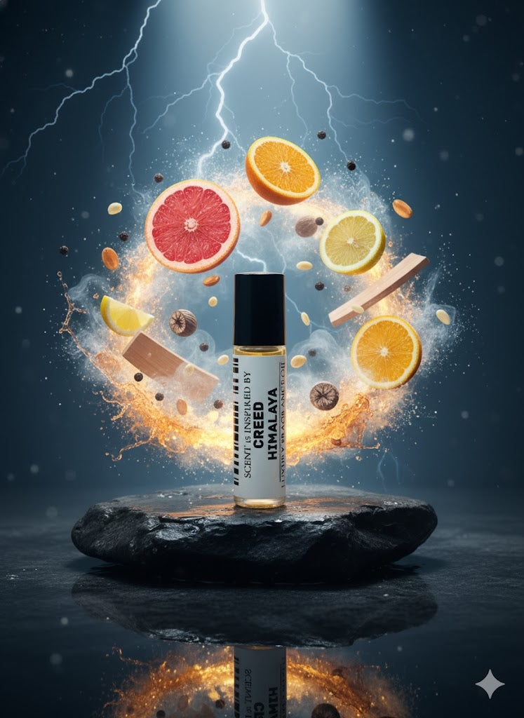 Creed Himalaya Type – Luxury Perfume Oil – Crisp, Metallic, and Mountain-Fresh Masculinity